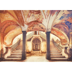 Postkarte "SPLENDORE DIMENTICATO" Italien, vergessener Palazzo an der Amalfi Küste, Lost Place