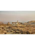 Kunstdruck / Wandbild "BARDEGNAS" - Navarra, Spanien, LOST PLACES