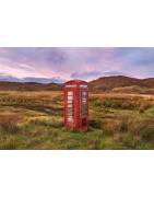 Kunstdruck / Wandbild "CALLING NOWHERE I" -Telefonzelle in Schottland, LOST PLACES
