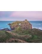 Kunstdruck / Wandbild "DUNNOTTAR I" -Castle / Burg in Schottland, LOST PLACES