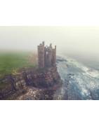 Kunstdruck / Wandbild "KEISS CASTLE", Castle / Burgruine in Schottland, LOST PLACES