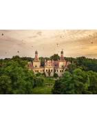 Kunstdruck / Wandbild "MORNING GLOW", Herrenhaus, Polen, LOST PLACES
