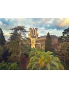 Kunstdruck / Wandbild "Castillo de Butrón", Schloss in Spanien, LOST PLACES