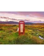 Kunstdruck / Wandbild "CALLING NOWHERE II" -Telefonzelle in Schottland, LOST PLACES