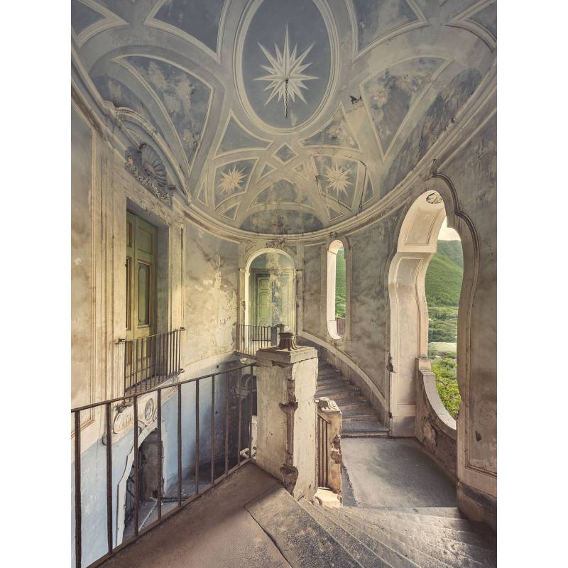 Fine Art Print "CURVES OF TIME" Forgotten Palace in Italy